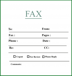 Confidential Medical Fax Cover Sheet