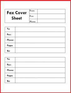 Confidential Fax Cover letter