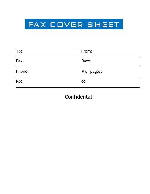 Free Printable Fax Cover Sheet