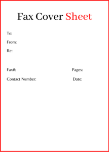 Free Professional Fax Cover Sheet