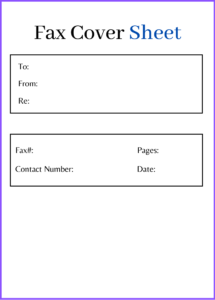 Professional Fax Cover Sheet PDF